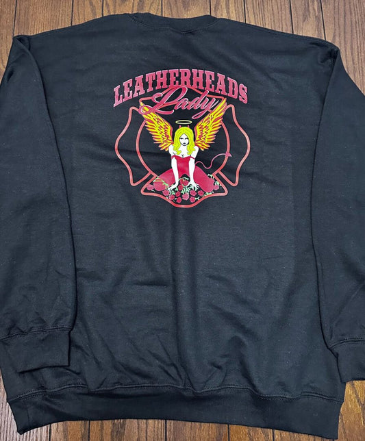 OG Leatherheads Ladys Patch Crew Neck Sweat