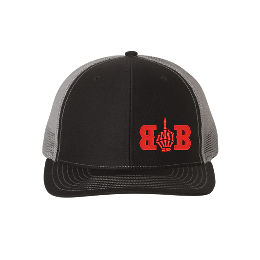 Richardson 112 Black and Charcoal - Multiple Designs