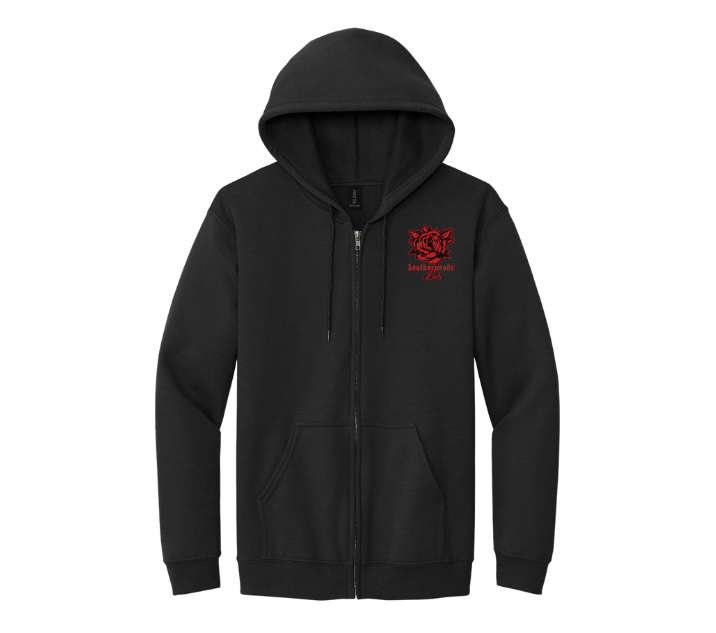 OG Leatherheads Ladys Patch Zip Hoodie