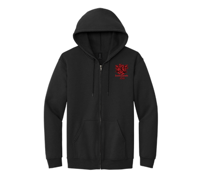 OG Leatherheads Ladys Patch Zip Hoodie