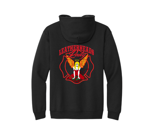 OG Leatherheads Ladys Patch Zip Hoodie