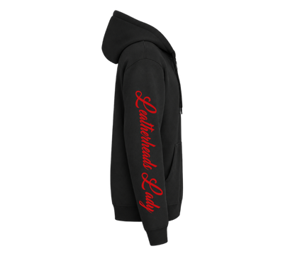 OG Leatherheads Ladys Patch Zip Hoodie