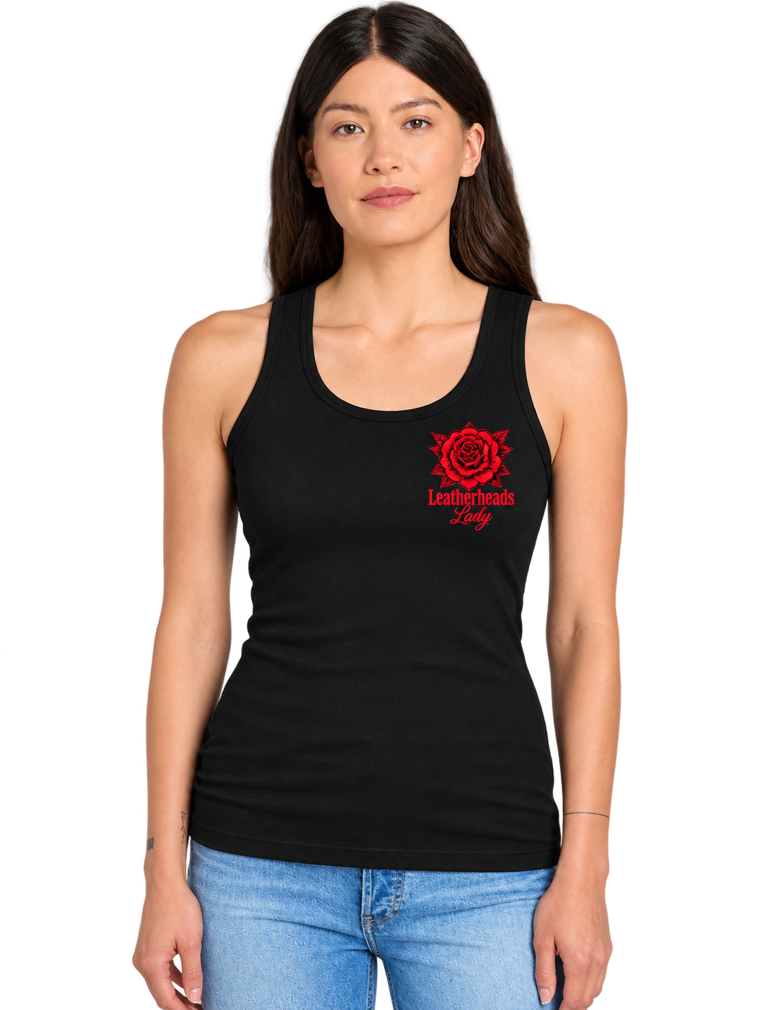Leatherheads Lady Racer Tank Hip Length - Multiple Designs