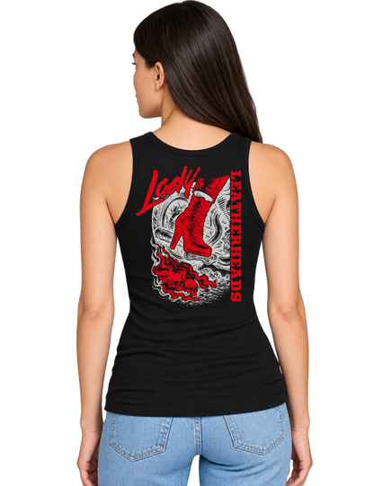 Leatherheads Lady Racer Tank Hip Length - Multiple Designs