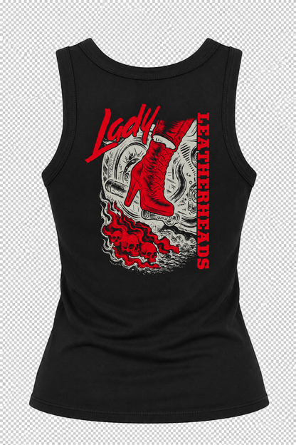 Leatherheads Lady Racer Tank Hip Length - Multiple Designs