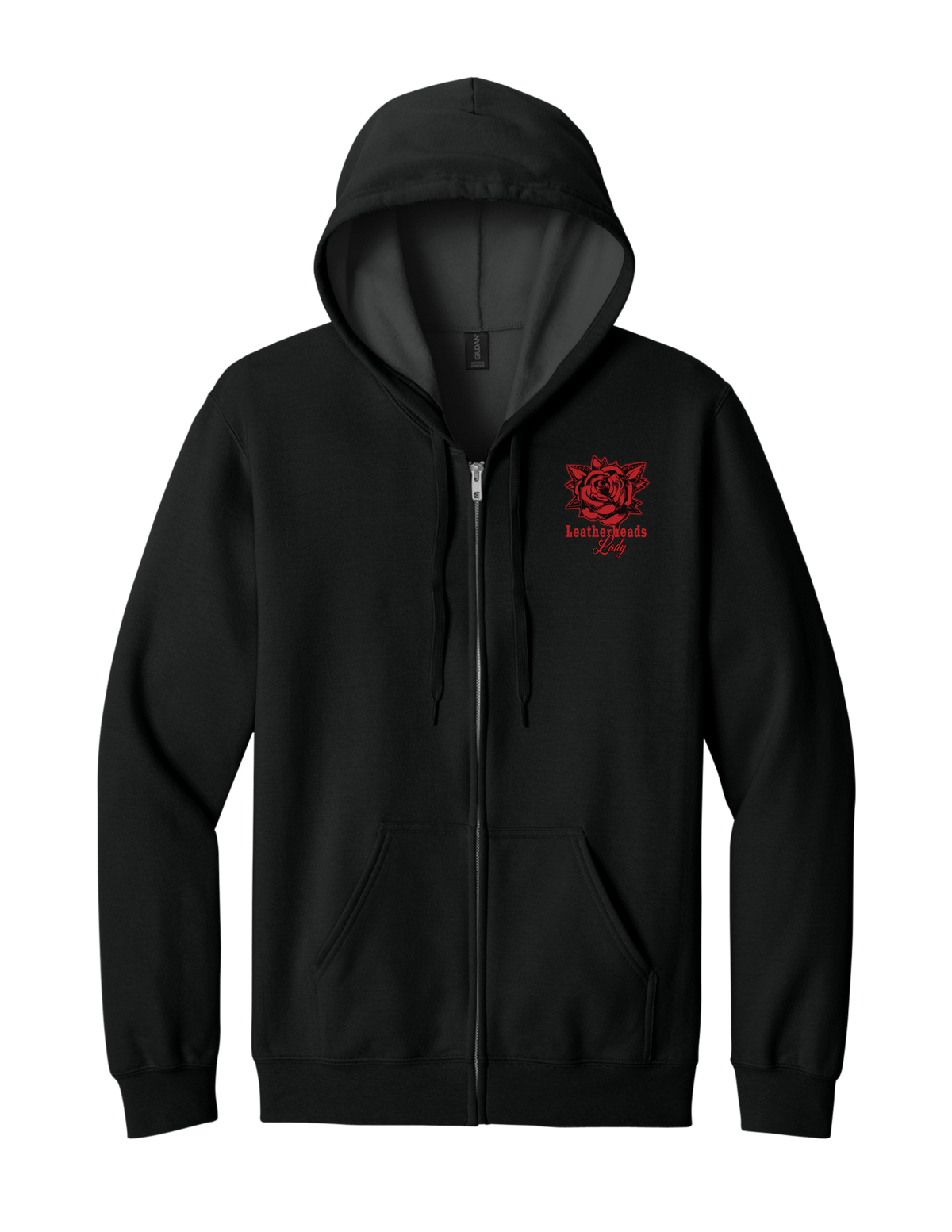 **NEW** Leatherheads Lady Patch Zip Up Hoodie
