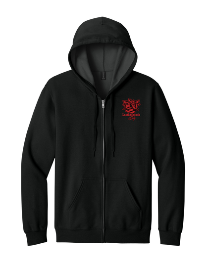 **NEW** Leatherheads Lady Patch Zip Up Hoodie