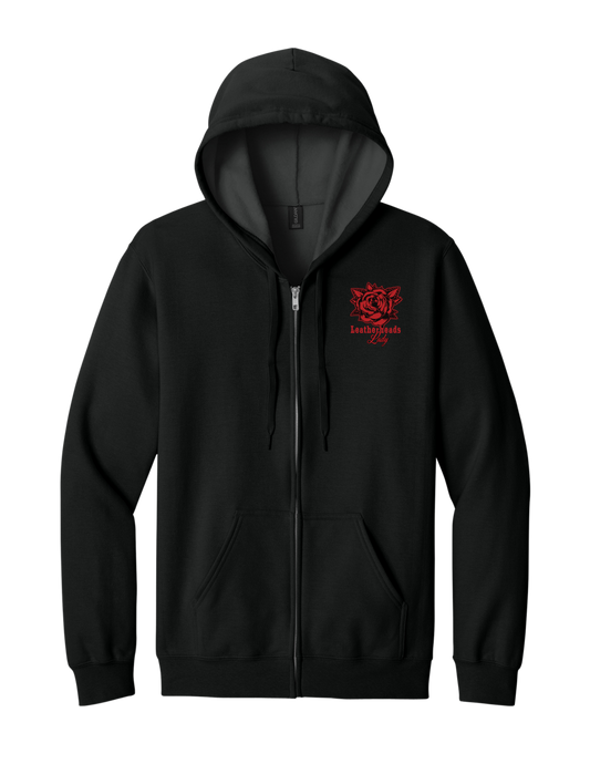 **NEW** Leatherheads Lady Patch Zip Up Hoodie