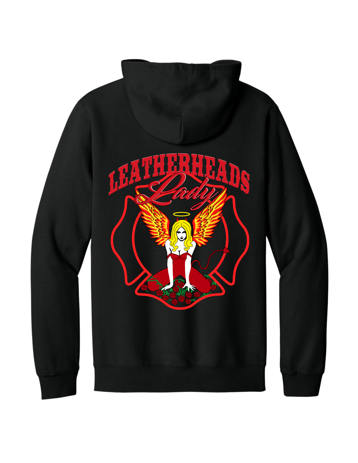 **NEW** Leatherheads Lady Patch Zip Up Hoodie