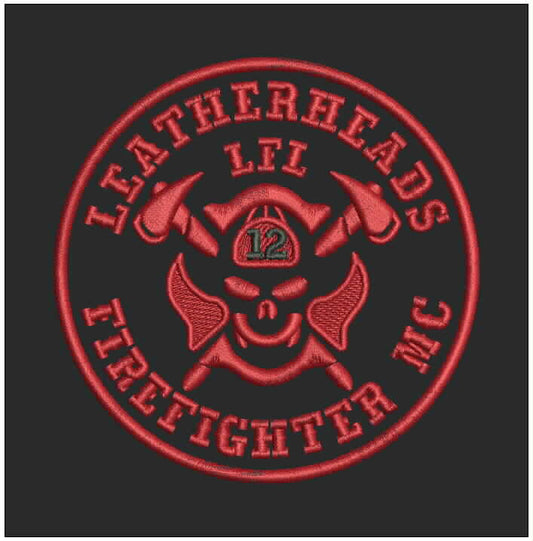 Leatherheads Round LFL Patch