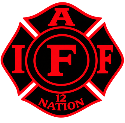 IAFF 12 Nation Reflective Decal