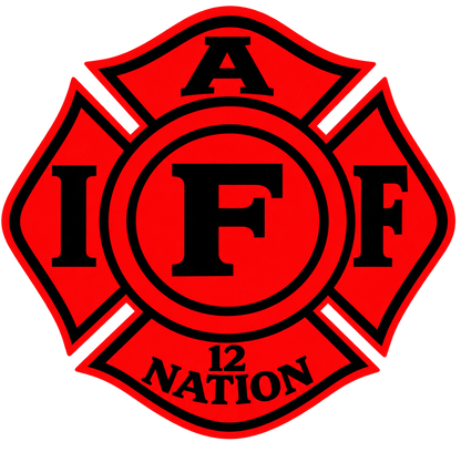 IAFF 12 Nation Reflective Decal