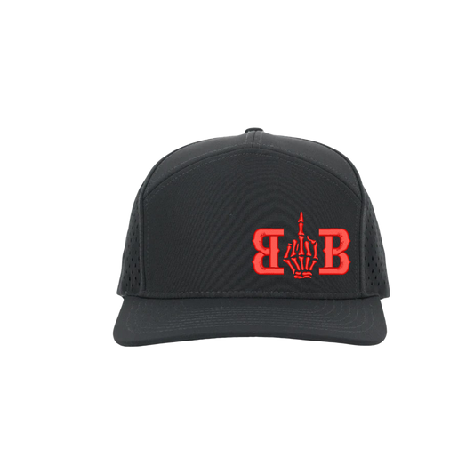 Charcoal Tradesman (7 panel) Hat - Multiple Designs