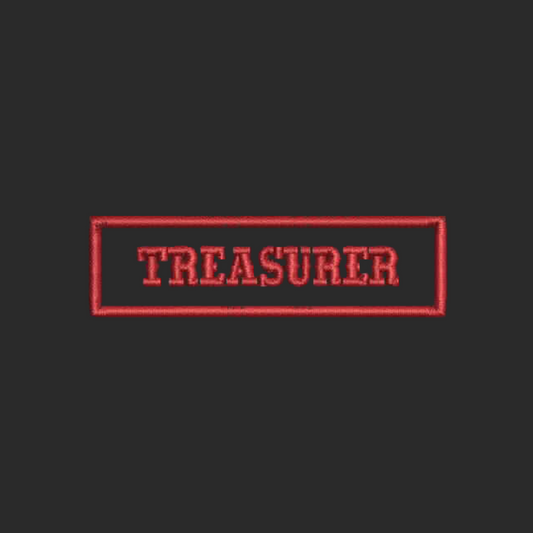 Treasurer Rank Patch