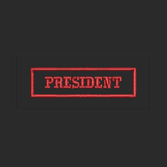 President Rank Patch